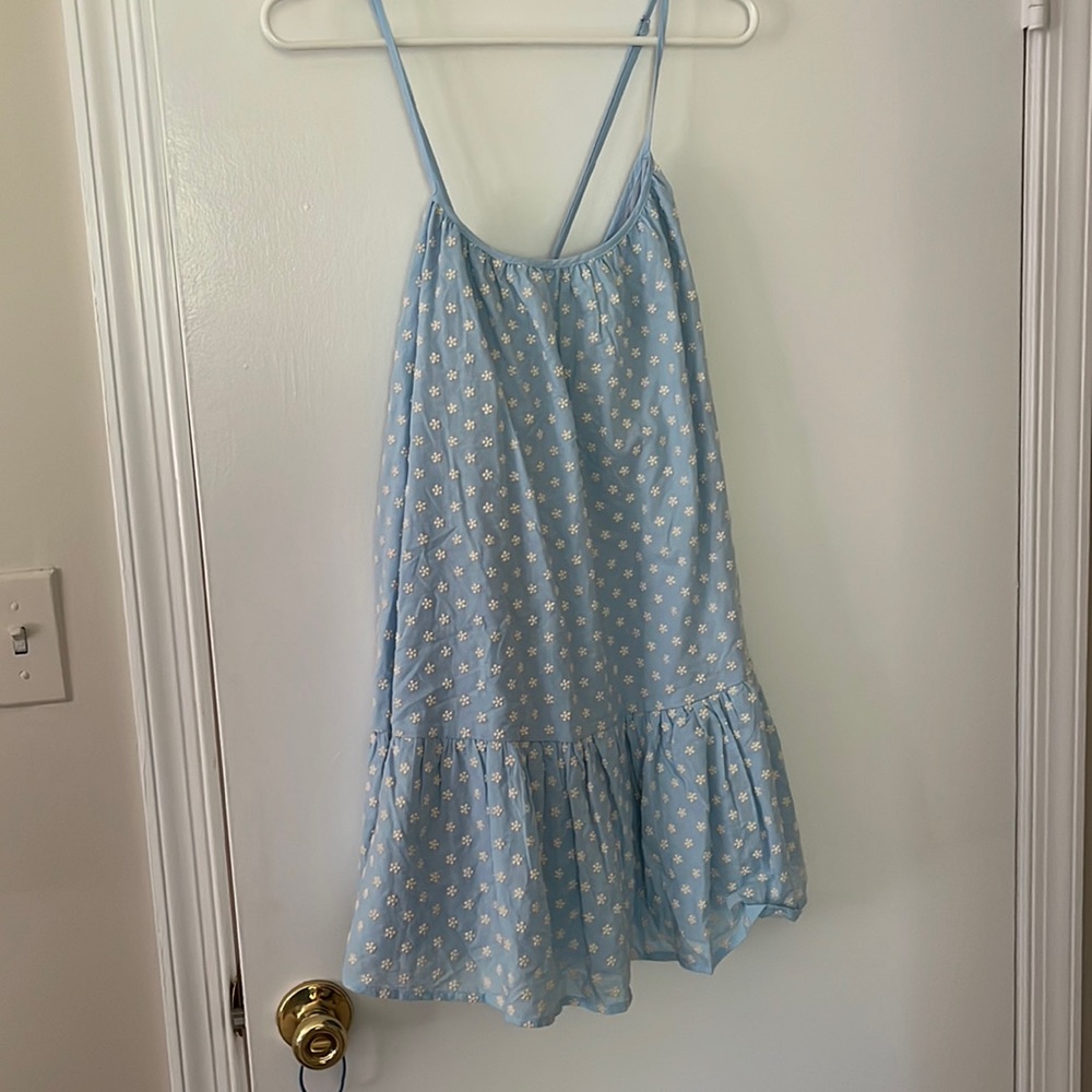 SOLAI Ditsy Printed Mini Dress